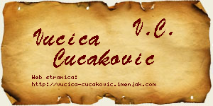 Vučica Čučaković vizit kartica
